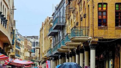 اجواء مطر في بغداد