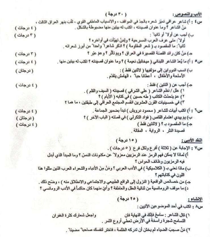 السادس الادبي
